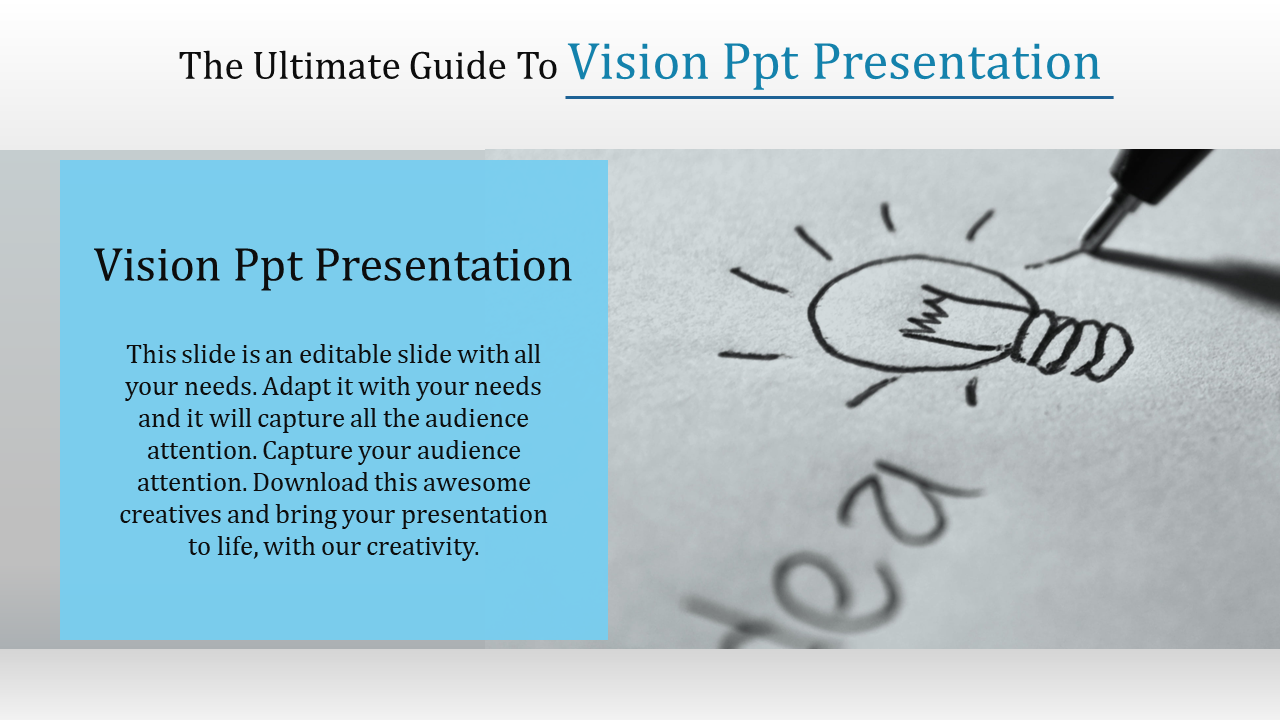 vision PPT presentation